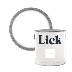 Lick White 07 Eggshell Emulsion Paint, 2.5L