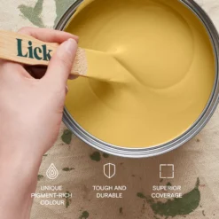 Lick Yellow 03 Eggshell Emulsion Paint, 2.5L -Trade Point lick yellow 03 eggshell emulsion paint 2 5l5060932646771 05i bq