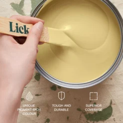 Lick Yellow 08 Eggshell Emulsion Paint, 2.5L -Trade Point lick yellow 08 eggshell emulsion paint 2 5l5060932644302 05i bq