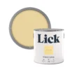 Lick Yellow 08 Matt Emulsion Paint, 2.5L