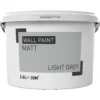 Light Grey Matt Emulsion Paint, 2.5L