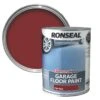 Ronseal Diamond Hard Tile Red Satinwood Garage Floor Paint, 5L
