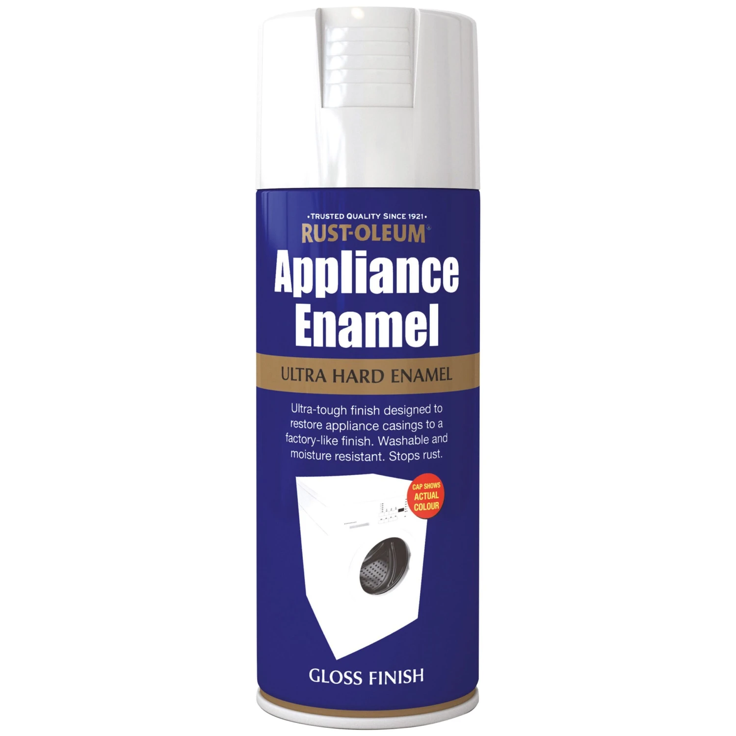 Rust-Oleum Appliance Enamel White Gloss Spray Paint, 400ml 2 Rust-Oleum Appliance Enamel White Gloss Spray Paint, 400ml - Image 2