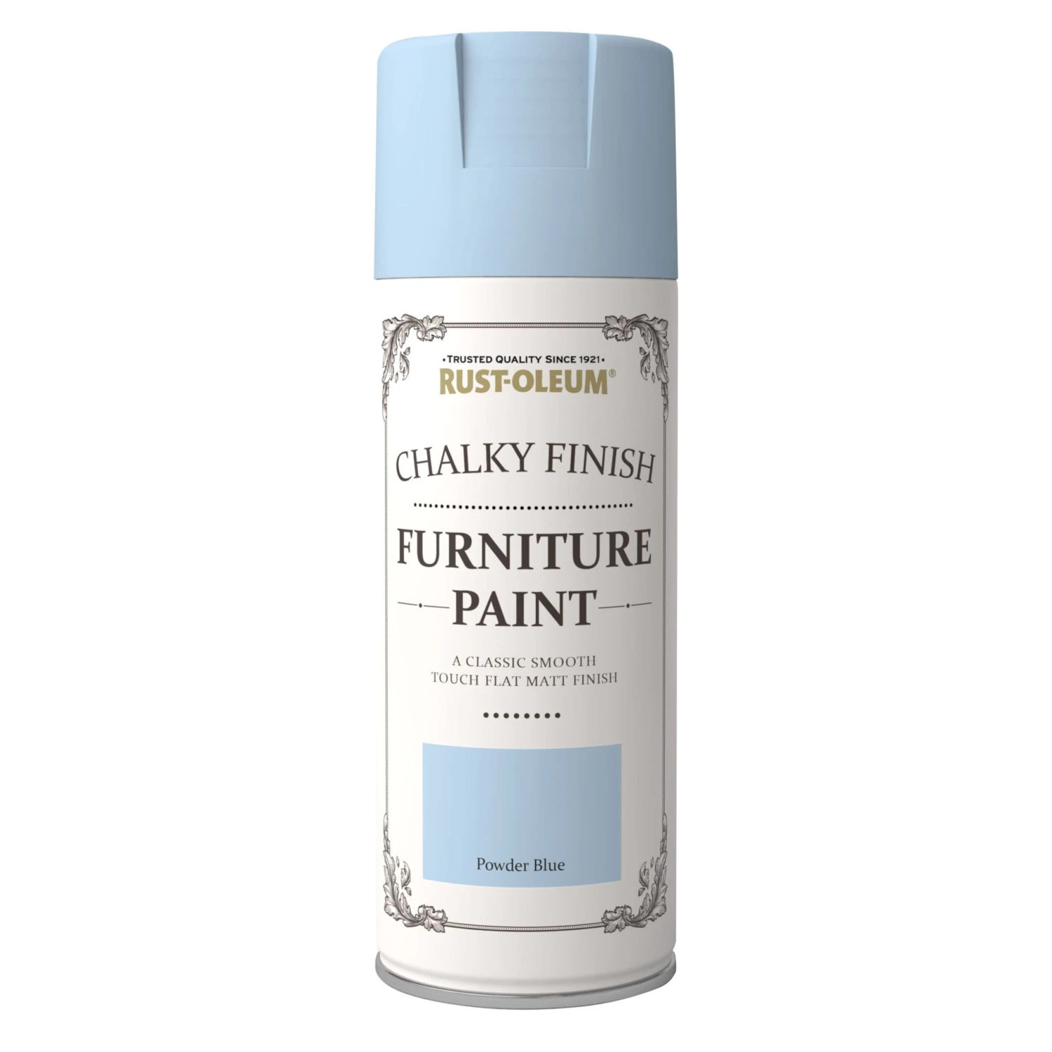 Rust-Oleum Powder Blue Matt Chalky Effect Multi-surface Spray Paint, 400ml 2 Rust-Oleum Powder Blue Matt Chalky Effect Multi-surface Spray Paint, 400ml - Image 2