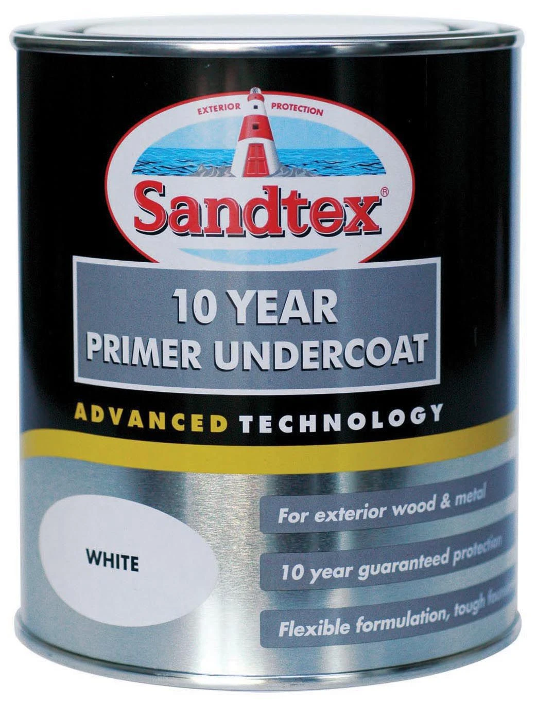 Sandtex White Metal & Wood Undercoat, 750ml 1 Sandtex White Metal & Wood Undercoat, 750ml