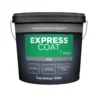 Valspar Express Coat Pure Brilliant White Silk Emulsion Paint, 10L