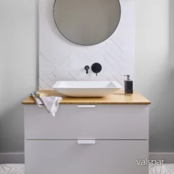 Valspar Premium Kitchen & Bathroom Pure Brilliant White Soft Sheen Emulsion Paint, 2.5L 9 Valspar Premium Kitchen & Bathroom Pure Brilliant White Soft Sheen Emulsion Paint, 2.5L -Trade Point valspar premium kitchen bathroom pure brilliant white soft sheen emulsion paint 2 5l5055018187699 01i bq