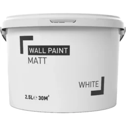White Matt Emulsion Paint, 2.5L